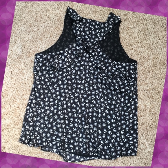 Ruffled Racerback Loft top - Picture 2 of 8